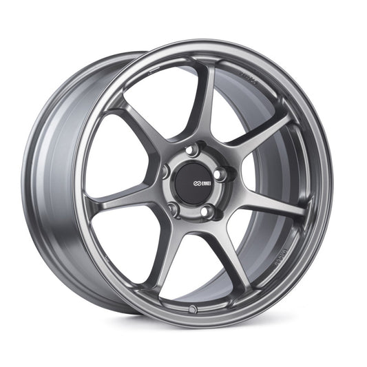 Enkei TS-7 18x9.5 Storm Gray Wheel with 5x120 Bolt Pattern and +45mm Offset