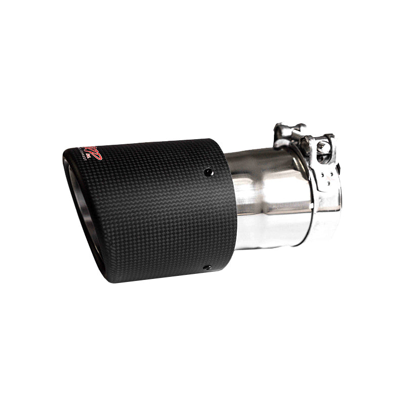 MBRP Universal Carbon Fiber Exhaust Tip 4.5 inch OD with 3 inch Inlet - Stylish Dual Wall Design