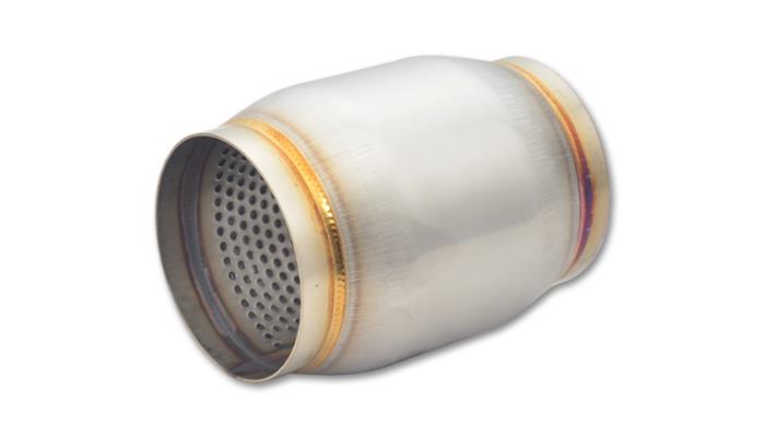 Vibrant Performance SS Race Muffler 3-inch Inlet/Outlet, 5-inch Length