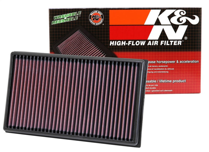 K&N Replacement Air Filter 33-3005 for 2015 Volkswagen Golf, Passat, Audi S3, and More