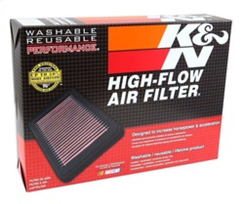 K&N Replacement Air Filter for 2011-2015 BMW M3 M4 M5 M6 3.0L & 4.4L V8 | Part Number 33-2488