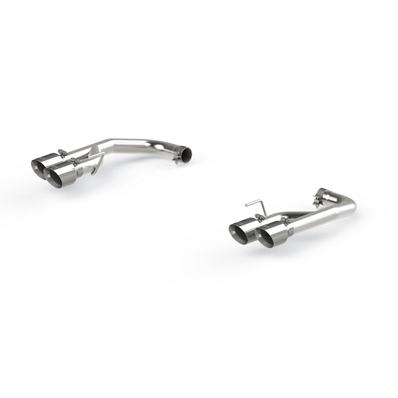 MBRP Armor Pro Series 2.5-inch T304 Stainless Steel Dual Axle Back Exhaust System for Ford Mustang 2018-2022