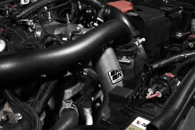 K&N Engineering 77-1020KC Aluminum Charge Pipe Kit for Ford Bronco Raptor and Ranger