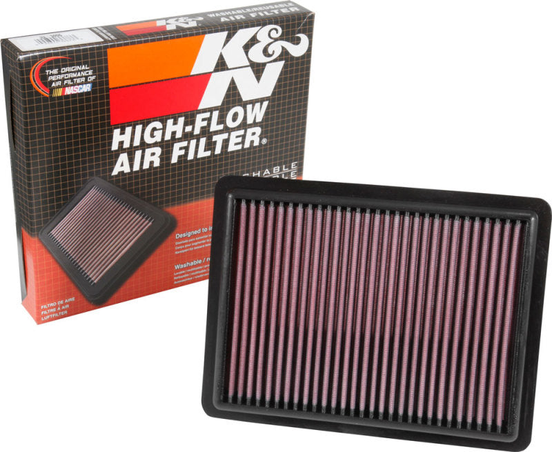K&N Engineering High-Flow Replacement Air Filter for Acura RDX 2019-2022, Part 33-3096