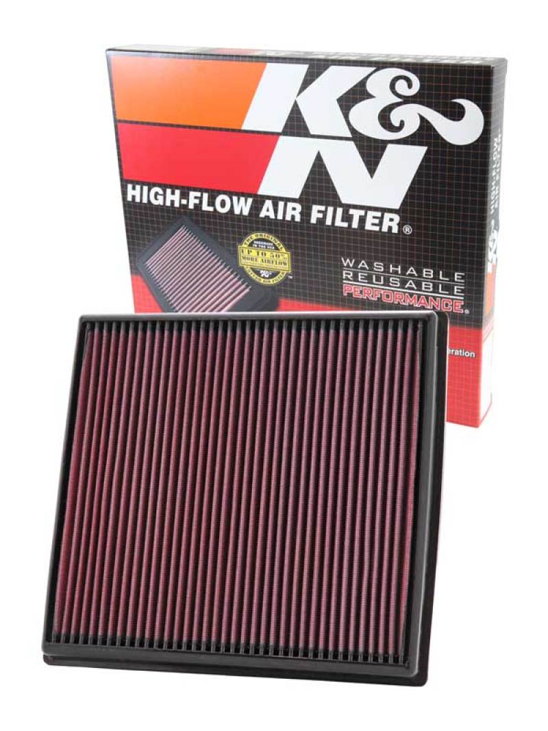 K&N Replacement Air Filter for BMW X6 3.0L (2008-2013) – High-Flow, Reusable Performance Filter Part #33-2428