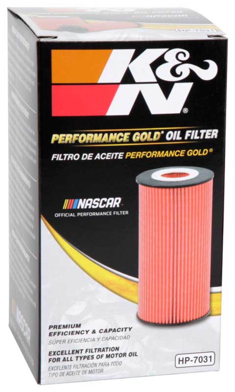 K&N Engineering HP-7031 performance oil filter for 2006-2014 Volkswagen Jetta and CC models
