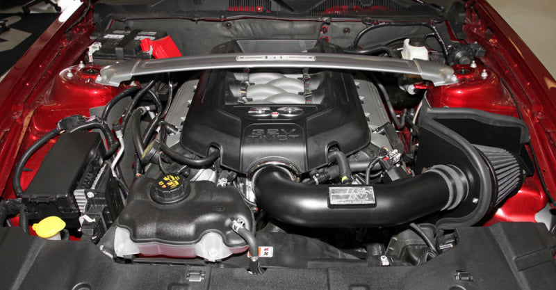 K&N Engineering Blackhawk Induction Cold Air Intake Kit for Ford Mustang GT 5.0L V8 (2011-2014)