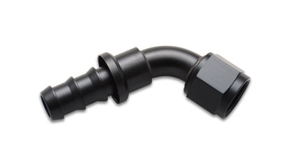 Vibrant Push-On 60 Degree Hose End Elbow Fitting -12AN, Aluminum Alloy, Part 22612