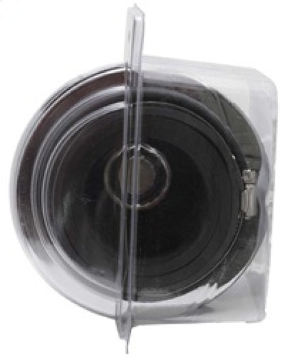K&N Engineering RG-1001BL Universal Chrome Round Tapered Air Filter - 4-Inch Flange ID, 1.125-Inch Flange Length, 5.5 Inches Height