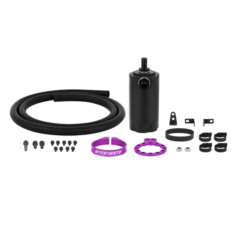 Mishimoto Universal Baffled Oil Catch Can - Purple, Part Number MMBCC-UNI-PR