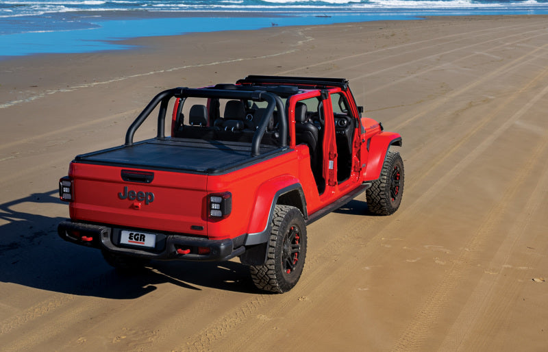 EGR RollTrac Electric Tonneau Cover for Jeep Gladiator 2020-2023 – Motorized Retractable Bed Cover with Integrated Locking and All-Weather Protection