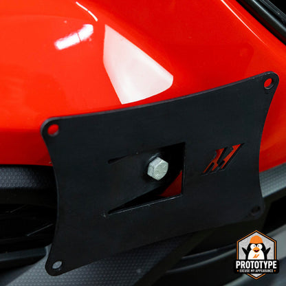 Mishimoto 2022+ Subaru WRX License Plate Relocation Kit - Aluminum Mounting Solution