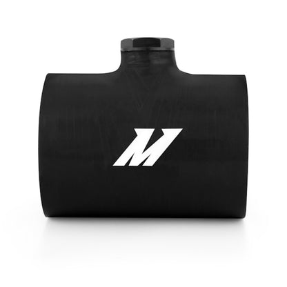 Mishimoto 3-Inch Black Silicone Coupler with 1/8-Inch NPT Bung for Automotive Cooling and Intake Systems