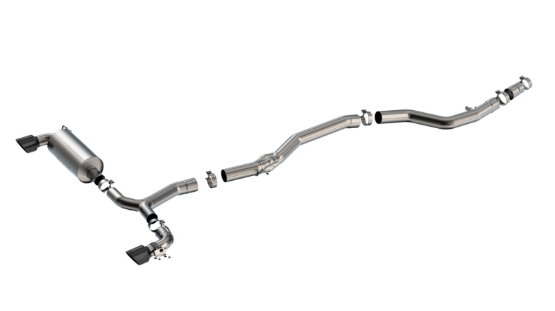 Borla ATAK Cat-Back Exhaust System for 2020-2025 Toyota GR Supra 3.0L with Black Chrome Tips