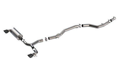 Borla ATAK Cat-Back Exhaust System for 2020-2025 Toyota GR Supra 3.0L with Black Chrome Tips
