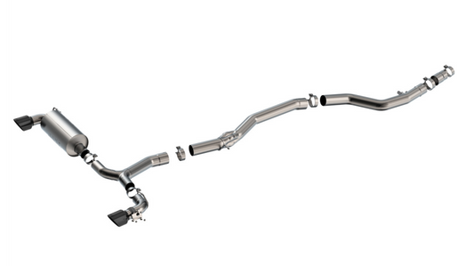 Borla ATAK Cat-Back Exhaust System for 2020-2025 Toyota GR Supra 3.0L with Black Chrome Tips