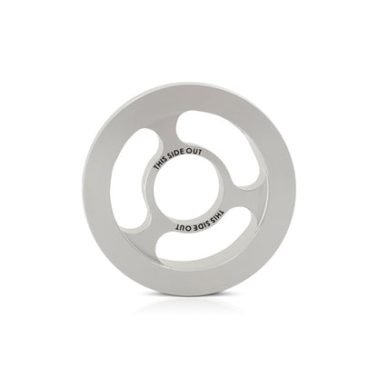 Mishimoto Oil Filter Spacer 32mm M22 x 1.5 Thread - Silver for Enhanced Engine Clearance and Monitoring