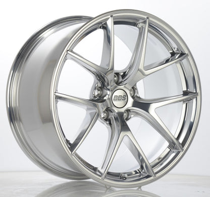 BBS CI-R 19x9 Inch 5x120 Bolt Pattern Polished Wheel with ET44 Offset and 82mm Hub Bore