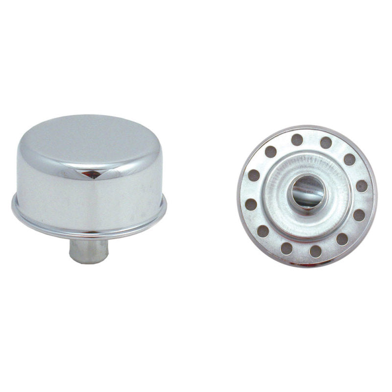 Spectre Oil Breather Cap 3/4 inch Push-In Chrome Valve Cover Breather - Part Number 4300
