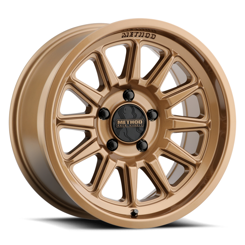 Method MR323 17x8.5 Bronze Alloy Wheel with 6x5.5 Bolt Pattern and Zero Offset