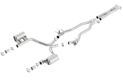 Borla ATAK Cat-Back Exhaust System for 2015-2023 Dodge Challenger SRT 392 / 392 Hemi / Scat Pack 6.4L V8