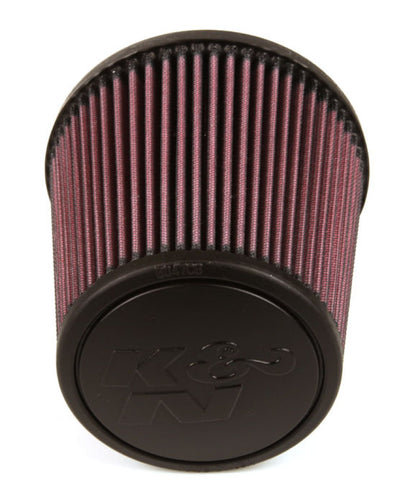 K&N Engineering Universal Round Tapered Rubber Air Filter - 6-inch Base OD, 3-inch Flange ID, 6-inch Height