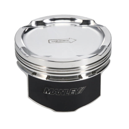 Manley Performance 614005C-4 Platinum Series 86.5mm Oversize Dish Piston Set for Mitsubishi Evo X