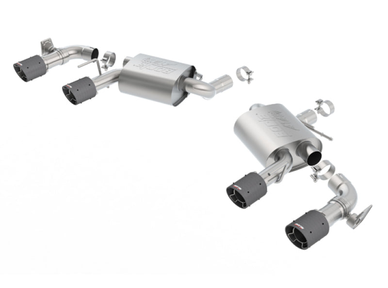 Borla ATAK Axle-Back Exhaust System for 2016-2024 Chevrolet Camaro SS and LT1 with Dual Mode Valves, Part 11925CF