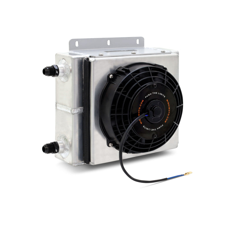 Mishimoto Universal 23-Row Oil Cooler Kit with 8-Inch Slim Fan and Aluminum Shroud