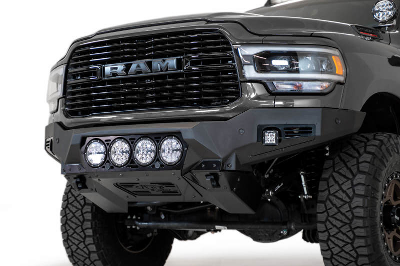 Addictive Desert Designs Bomber Front Bumper for 2019-2021 Ram 2500/3500 with Rigid Lighting Mounts
