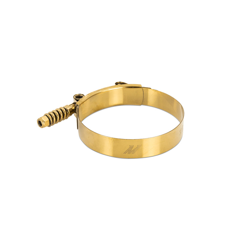 Mishimoto 3 Inch Stainless Steel Constant Tension T-Bolt Clamp - Gold, Part Number MMCLAMP-3TGD