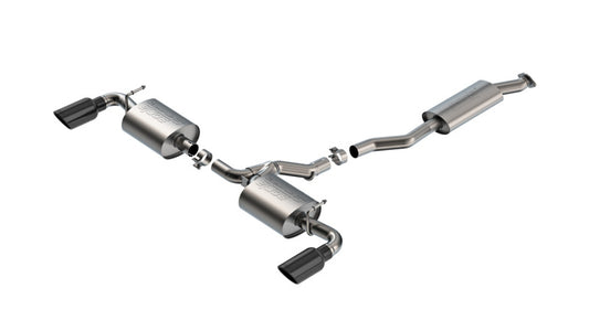 Borla 19-25 Toyota RAV4 S-Type Cat-Back Exhaust System with Black Chrome Tips