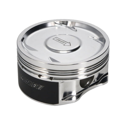 Manley Performance EJ257 Subaru WRX STI Piston Set with Rings - 04+ Models, STD Stroke, +.5mm Bore