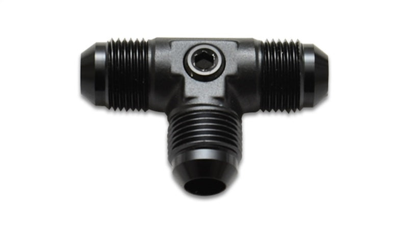 Vibrant -6AN to -6AN Male Tee Adapter Fitting with 1/8 Inch NPT Port