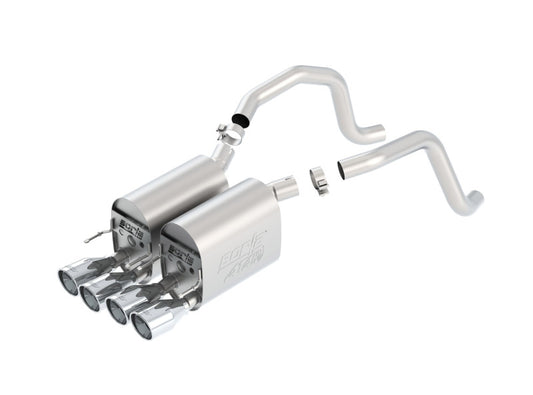 Borla ATAK Exhaust System for Chevrolet Corvette 2005-2008, 2006-2013 Z06 and ZR1 Models with 6.0L/6.2L V8 – Aggressive Sound, T-304 Stainless Steel Tips