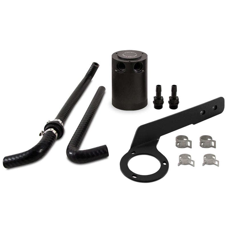 Mishimoto 2018+ Honda Accord 2.0T Baffled Oil Catch Can Kit - Black