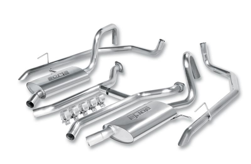 Borla 03-11 Ford Crown Victoria Touring Cat-Back Exhaust System with H-Pipe - 4.6L V8
