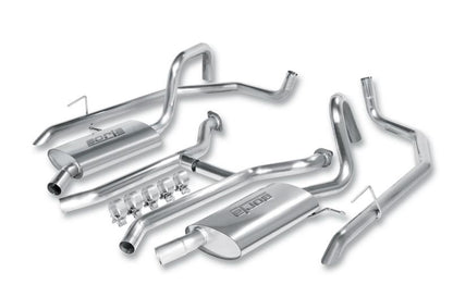 Borla 03-11 Ford Crown Victoria Touring Cat-Back Exhaust System with H-Pipe - 4.6L V8