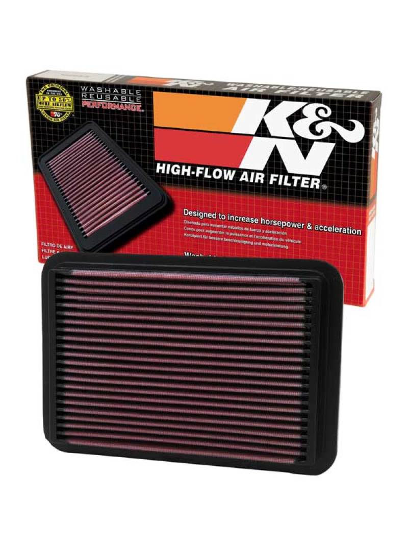 K&N Engineering 33-2050-1 High-Flow Drop-In Air Filter for Toyota Pickup and Tacoma 2.4L/2.7L