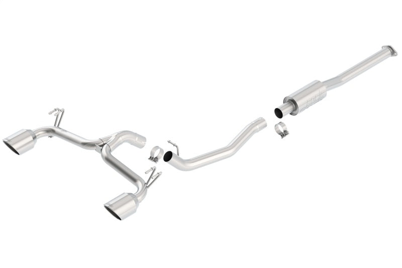 Borla S-Type Cat-Back Exhaust System for 2009-2017 Mitsubishi Lancer Ralliart 2.0L Turbo