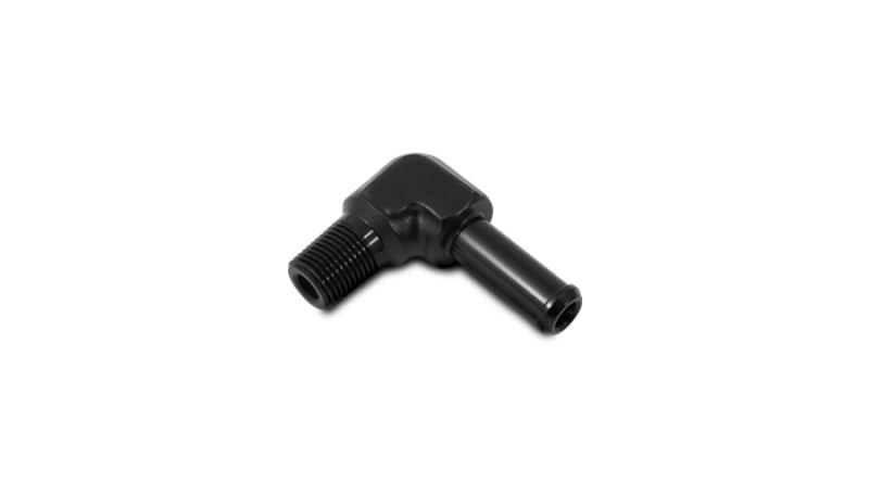 Vibrant 1/8 NPT to 1/4 inch Barb Straight Fitting 90 Degree Aluminum Adapter
