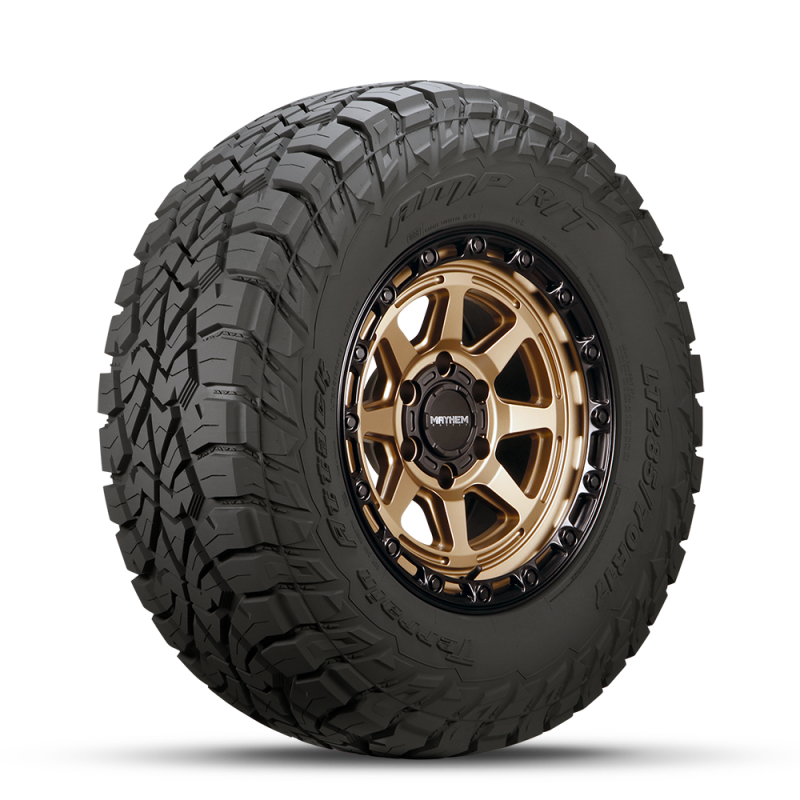 AMP Terrain Attack R/T Tire - LT285/70R17 116/113Q All-Terrain for Off-Road and On-Road Performance