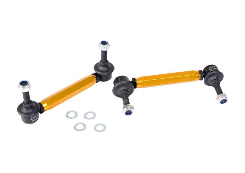 Whiteline Universal Swaybar Link Kit - Heavy Duty Adjustable 10mm Ball Joint (Part No. KLC140-235)