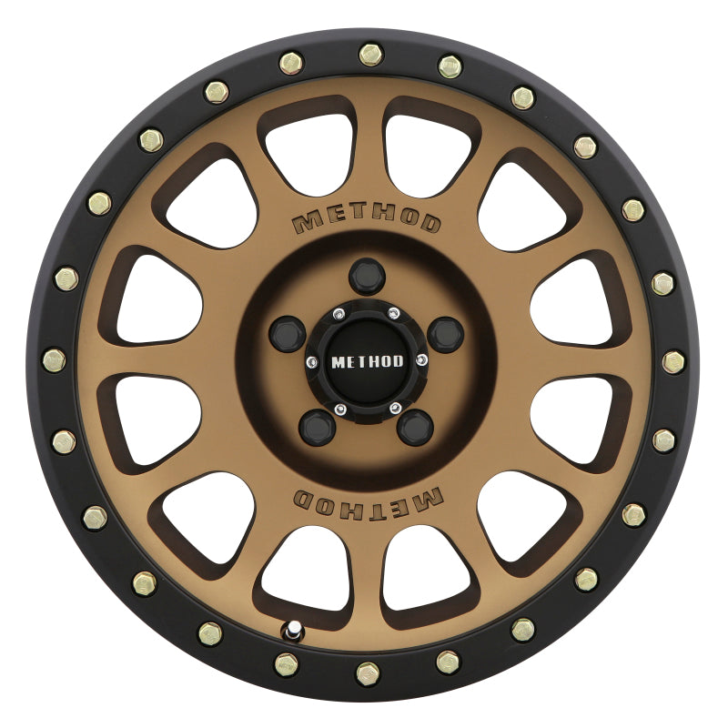 Method MR305 NV 17x8.5 Bronze Street Loc Wheel with 5x5 Bolt Pattern and 94mm Center Bore