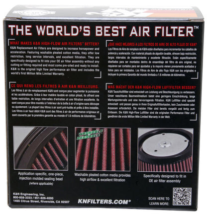 K&N Engineering E-3200 Custom Round Air Filter – 5-3/8 Inch Outer Diameter, 4 Inch Inner Diameter, 2 Inch Height