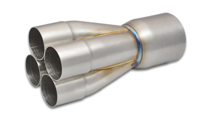 Vibrant 4-1 Stainless Steel Merge Collectors for Automotive Applications - Part Number 10308