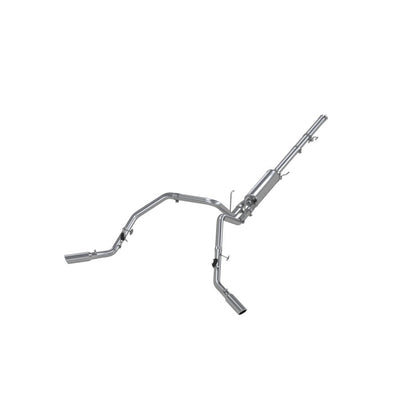 MBRP Armor Lite Series Cat Back Exhaust System for 2006-2008 Dodge Ram 1500 with 5.7L HEMI, Dual Split Side Exit