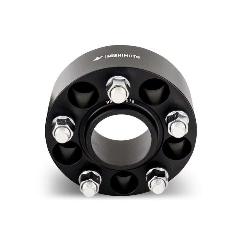 Mishimoto 5x100 Wheel Spacers with 56.1mm Center Bore - M12 Studs - Black Finish for Subaru Legacy