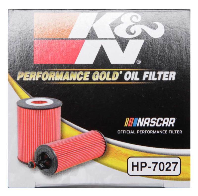 K&N Engineering HP-7027 Performance Oil Filter for 2011-2013 Chevrolet Cruze with Hengst Filter Housing