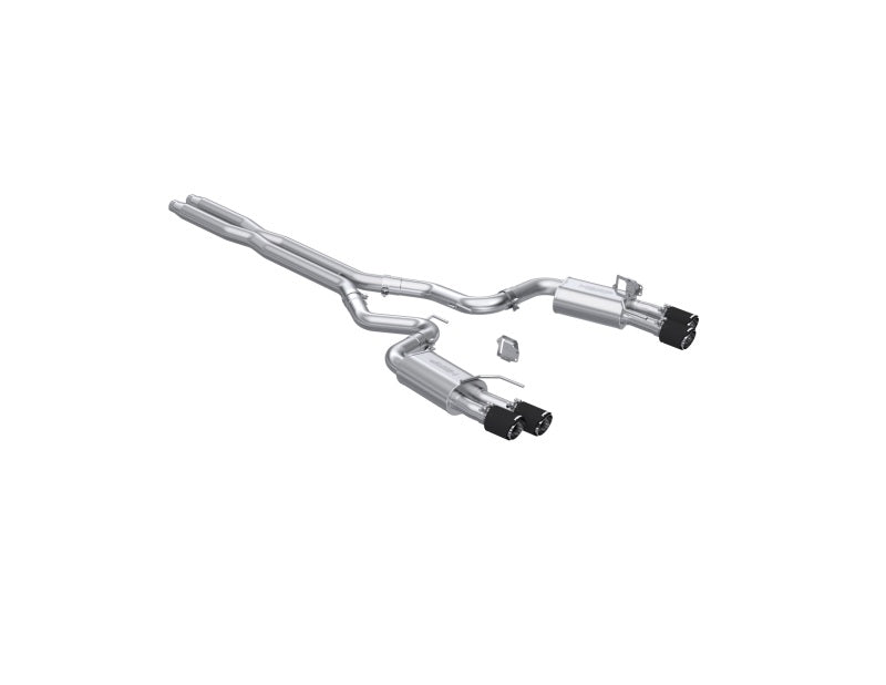 MBRP Armor Pro Series 2024+ Ford Mustang GT 3-Inch Street Profile Catback Exhaust with Carbon Fiber Tips